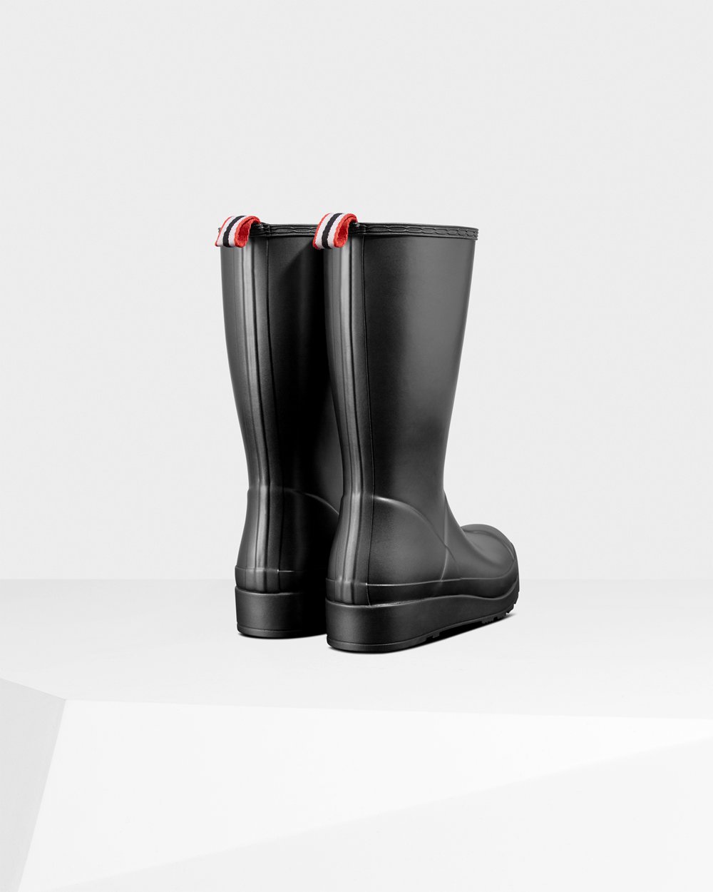 Play Boots Dames - Hunter Original Tall Pearlized Rain - Zwart - 42EXDPBJA